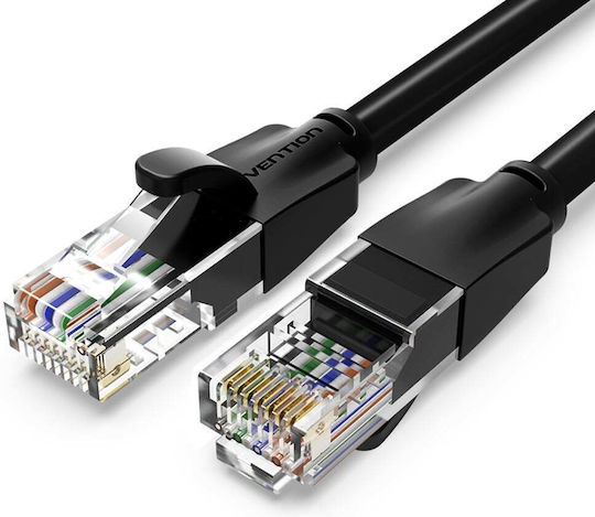 Vention U/UTP Cat.6 (Gigabit) Cablu de Rețea Ethernet 1m Negru