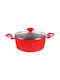 Voltz Oliver Kochtopf aus Aluminium 6.5l / 28cm Rote