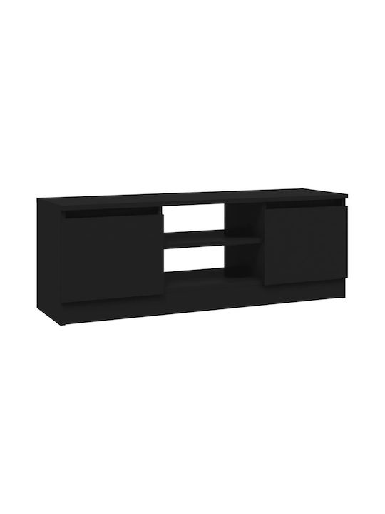 Particle Board TV Furniture Black L102xW30xH36cm