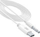Cellular Line Regular USB 2.0 Cablu USB-C bărbătesc - 3,5 mm male Alb 1m (AUXMUSICABLETYPECW)