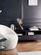 TV Stand A-S Tedy Black M120xD40xH46.7cm