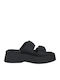 Women's Flat Sandals Flatforms in Black Color