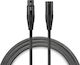 Warm Audio Cable XLR male - XLR female Μαύρο 1.8m (PREM-XLR-6)