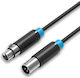 Vention Cable XLR male - XLR female Μαύρο 5m (BBFBJ)
