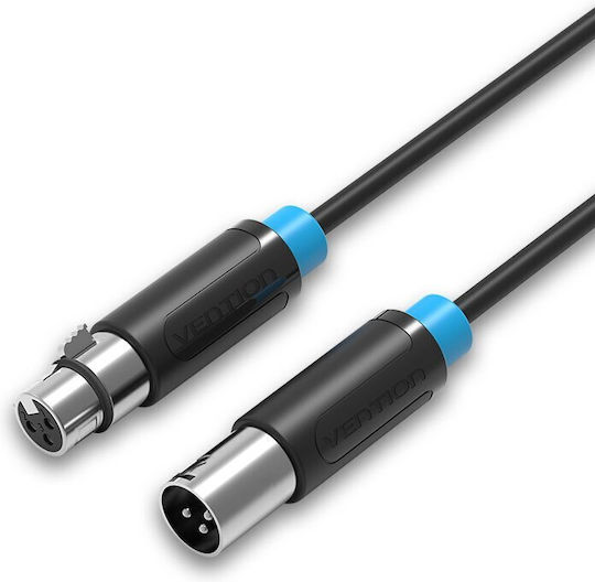 Vention XLR male to XLR female 10m Cable (BBFBL)