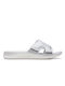 Clarks Glide Bay2 Women's Flat Sandals in Silver Color