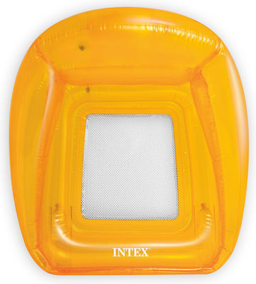 Intex Φουσκωτή Πολυθρόνα Πορτοκαλί 104εκ.