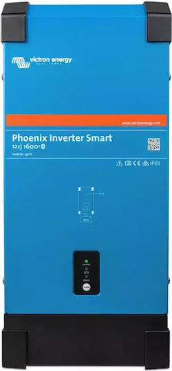 Victron Energy 12/1600 Smart Pure Sine Wave Inverter Power with Nominal Input Voltage 12V PIN122161000
