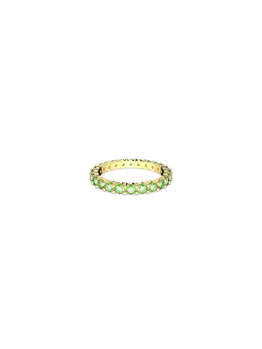 Swarovski Women's Gold Plated Ring with Stone
