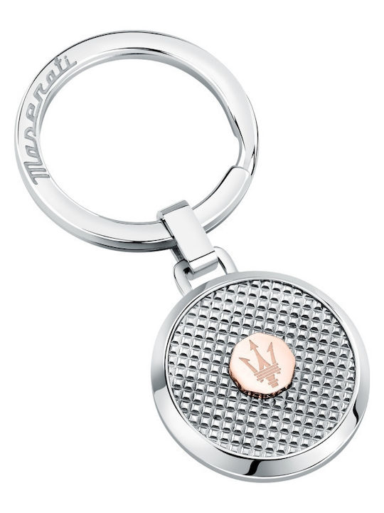 Maserati Keychain Metallic Rose Gold