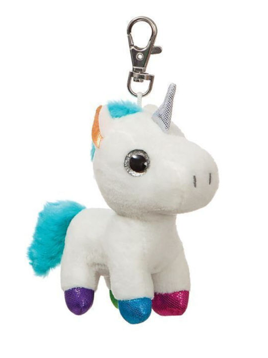 Aurora Keychain Sparkle Tales Unicorn Fabric Beige