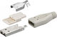 Goobay Ștecher USB masculin Gri (12025)
