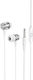 Borofone BM75 In-Ear Freihändig Kopfhörer mit Stecker 3.5mm Weiß