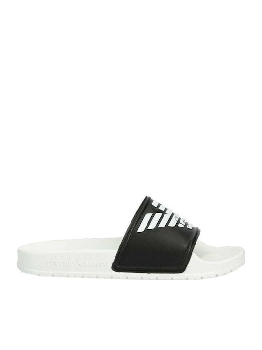 Emporio Armani Ανδρικά Slides Μαύρα
