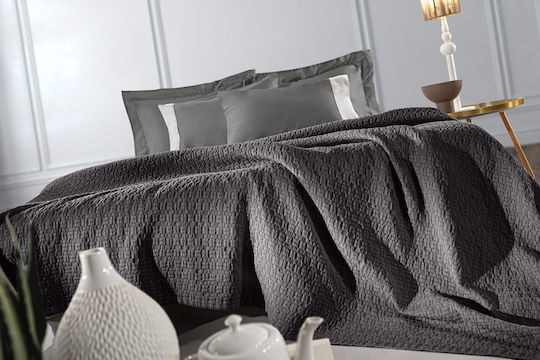Guy Laroche Nikki Κουβέρτα Πικέ Υπέρδιπλη 240x260εκ. Anthracite
