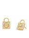 Michael Kors Premium Earrings made of Silver Gold Plated with Stones