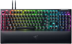 Razer BlackWidow V4 Pro Wireless Gaming Mechanical Keyboard with Razer Yellow Switch and RGB Lighting (English US)