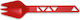 Primus Trailspork Tritan Прибори за къмпинг Червен