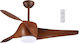 Life Godiva Deckenventilator 75cm Mit Leuchte Braune