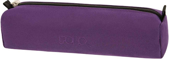 Polo Cord Κασετίνα Βαρελάκι Μωβ Σκούρο