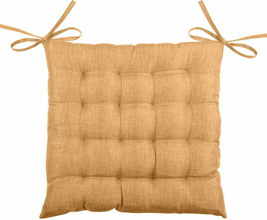 Μαξιλάρι Καρέκλας Κήπου Μπαμπού S-F Camel 40x40εκ.