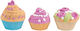 Glorex Cake Small Καλούπι 6pcs για Πηλό / Σαπούνι 4.7x4.7cm