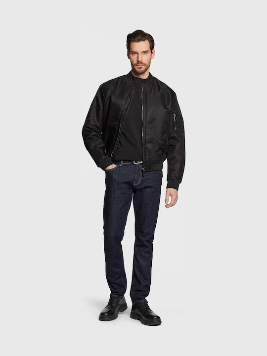 Pantaloni Jeans pentru Bărbați Clătiți albastru