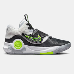 Nike KD Trey 5 X Ψηλά Μπασκετικά Παπούτσια White / Volt / Black / Wolf Grey
