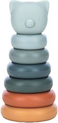 FreeOn Stacking Toy Tower Bear made of Silicone for 0++ Months