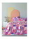 Palamaiki Sheet Sets Double 200x260cm. FL6189 Pink 4pcs