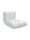 vidaXL Garden Chair Cushion with Backrest Green 2 Pieces 50x50cm
