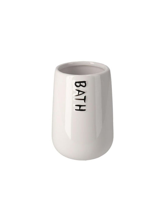 Aria Trade Ceramic Cup Holder Countertop White