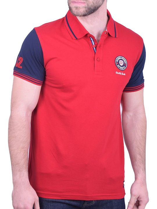 Polo Kurzarmbluse Rot
