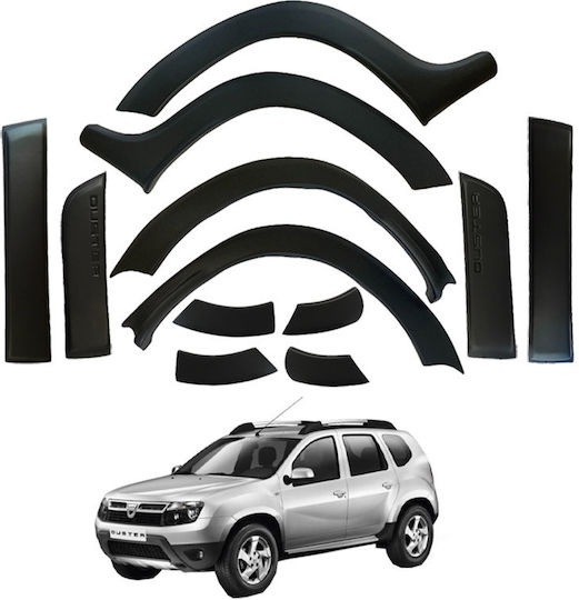 Carner Φτερό Αυτοκινήτου για Dacia Duster Πλαϊνά Φτερά Τροχών για Dacia Duster 2010-2017