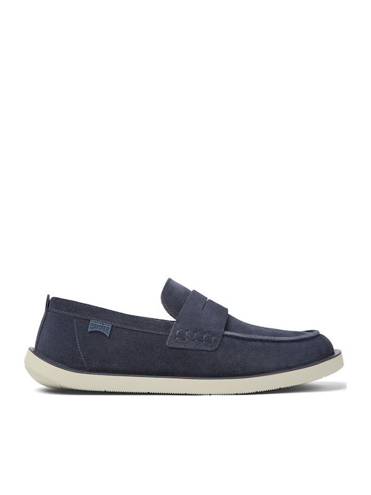Camper Wagon Suede Ανδρικά Μοκασίνια σε Μπλε Χρώμα