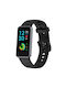 Black Buckle Curea Silicon Negru (Realme Band 2)