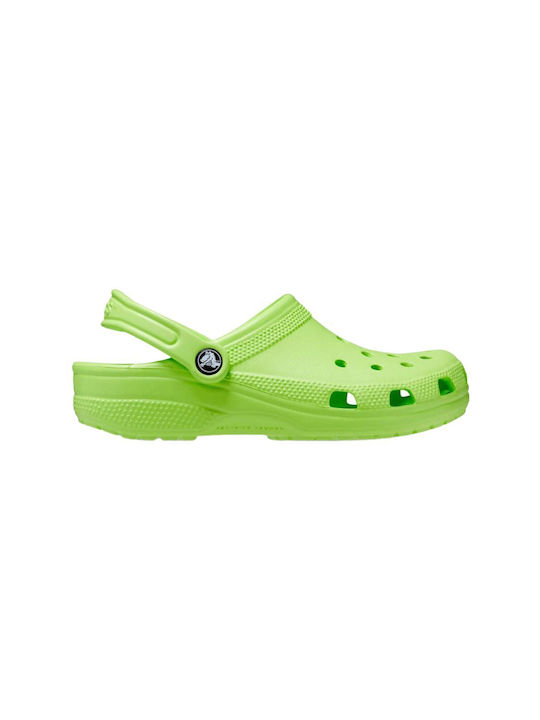 Crocs Classic Unisex Σαμπό Πράσινο