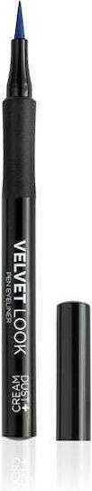 Dust+Cream Velvet Look Pen Eye Liner Blue 1gr