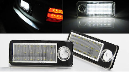 Vinstar License Plate Lights Led 12V for Audi A6 C5 C5 97-04 2pcs