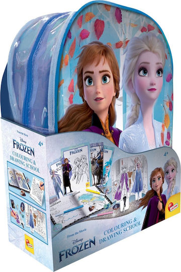 Lisciani Giochi Ζωγραφική Frozen Backpack Coloring & Drawing Kit για Παιδιά 4+ Ετών