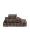 Greenwich Polo Club Bath Towel Set 3pcs Brown Weight 500gr/m²