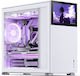 Jonsbo D41 Screen Midi Tower Computer Case with Window Panel White