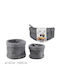 ArteLibre Set dekorative Körbe Grey 2Stück