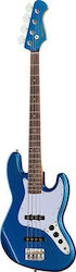 Harley Benton 4-String Electric Bass JB-62CC Lake Placid Blue