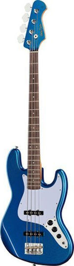 Harley Benton Elektrischer Bass JB-62CC Lake Placid Blue