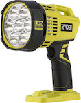 Ryobi Rechargeable Handheld Spotlight LED with Maximum Brightness 2500lm R18SPL-0