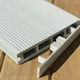 Showood WPC Cap for Garden Flooring White Beige 15x2.5cm