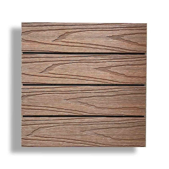 Showood Placă pentru Podea de Grădină din WPC 30x30buc 1buc