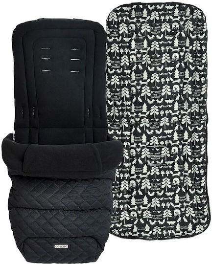 Cosatto Silhouette Kinderwagen-Fußsack Schwarz 85x48εκ.
