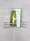 Metalife Metallic Corner Wall-Mounted Bathroom Shelf with 1 Tier 18x18x8cm